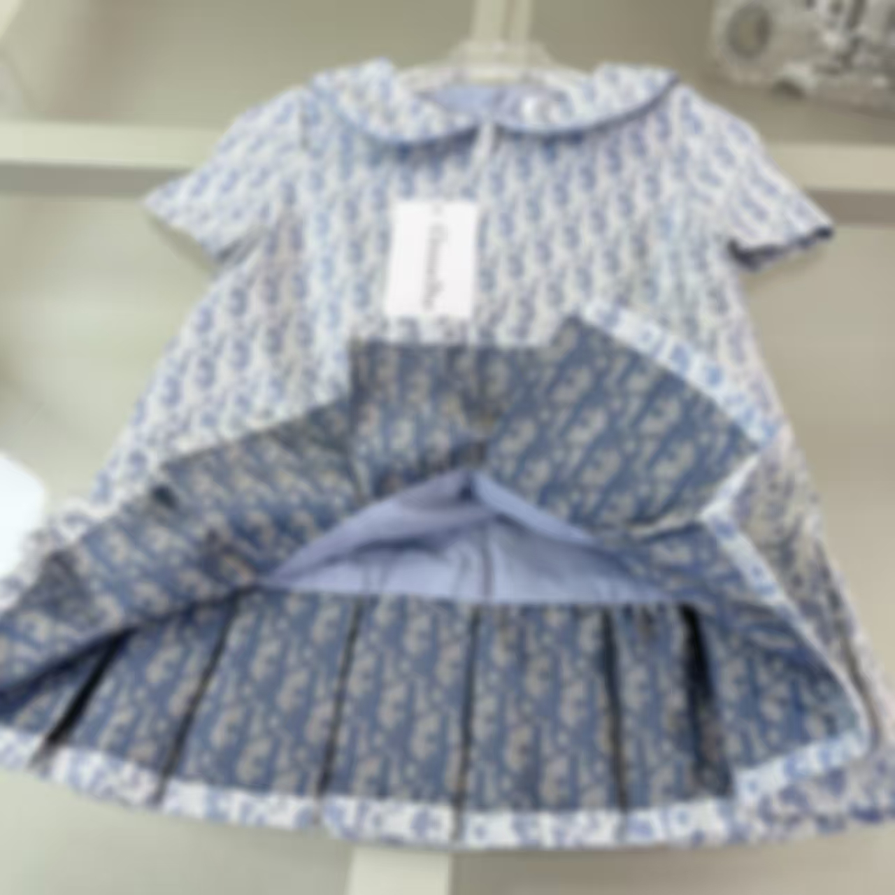 Designer girl summer dress child luxury clothe sets 90-150 cm blue toddler girls flower dresses clothes 2026