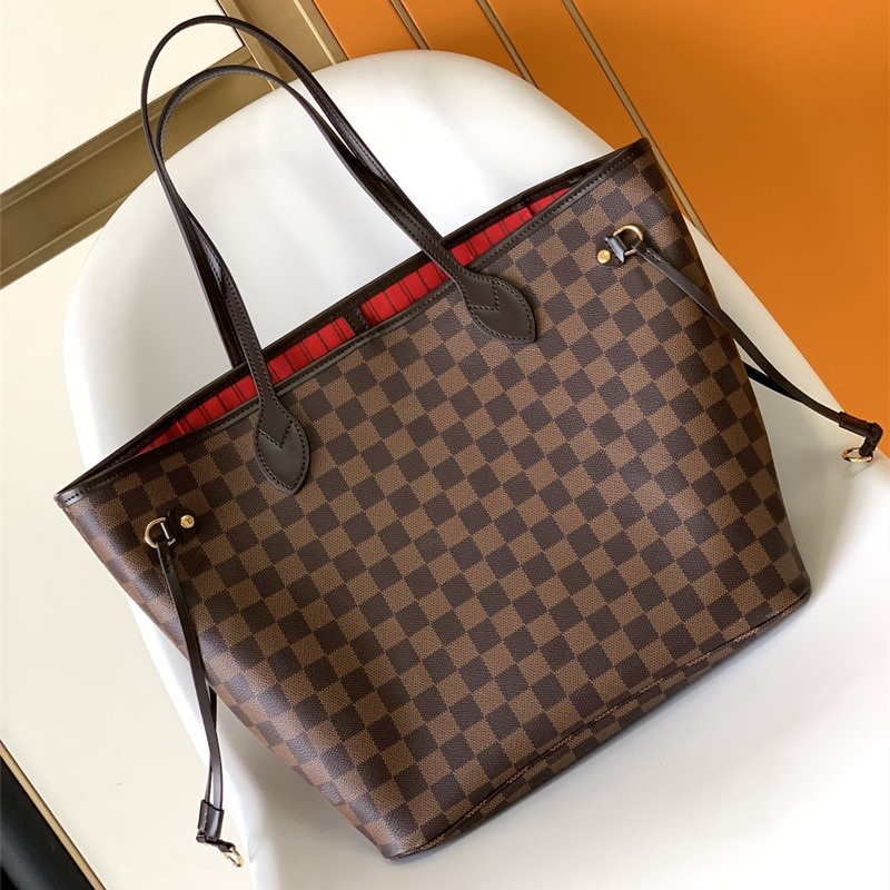 New Top quality S/M/L Luxury neverfulll designer handbag Womens crossbody shoulder bag large capacity shopping Flower Checked Bag neverfullbags neve