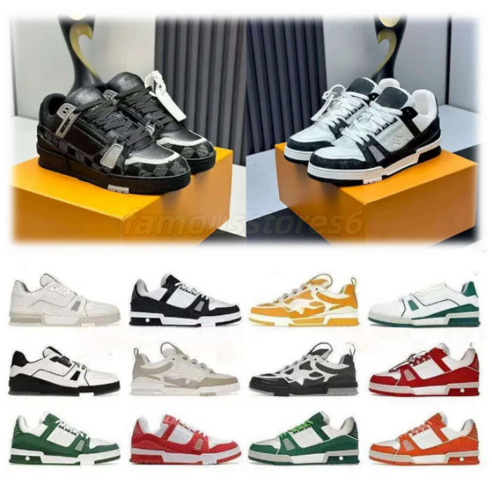 Designer Men Sneaker Calf Platform Sneakers Rubber Shoe loves Trainer Lace-up Skate Shoes 38-45 R13