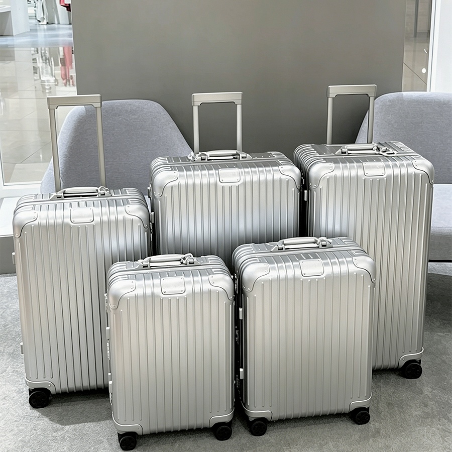 Suitcase Designer Luggage With Wheels Bag Suitcase Aluminiu Fashion Bag Boarding Large Capacity Travel Leisure Holiday Trolley Case Luggage-image-1041297181