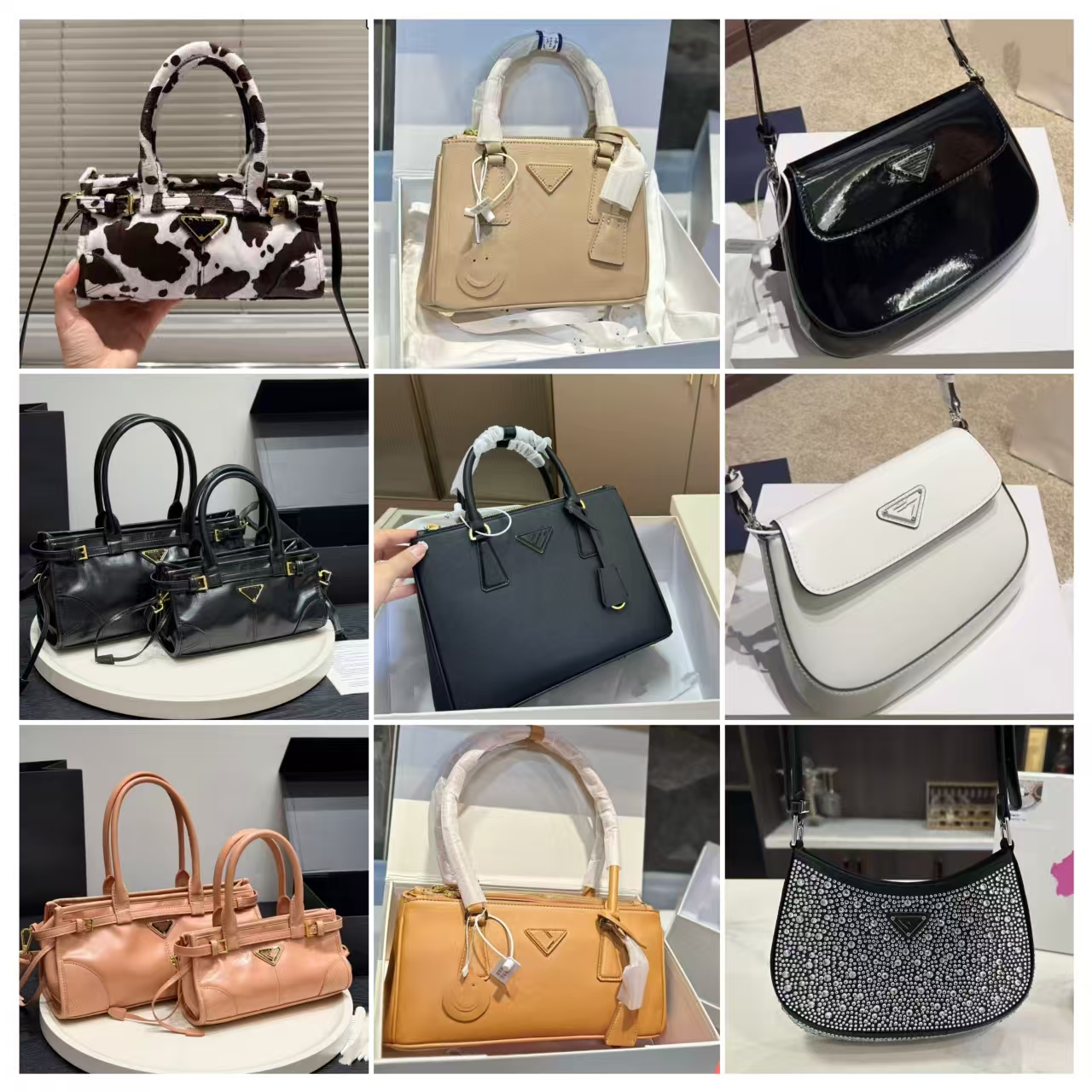 Luxury designer tote bag designer stick the rhinestone handbag cleo shoulder bag leather hobo bag purses women shoulder bag shipping bag wallet pd c