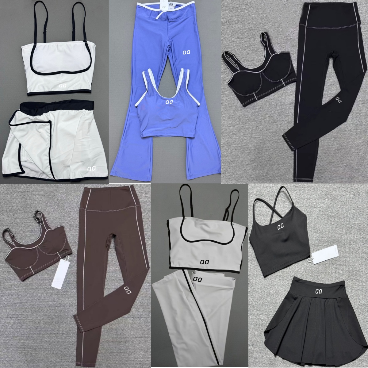 yoga pants designer yoga set women tracksuit active sets high quality designer tank top womens solid tracksuits casual sports tank tops jogging h-image-1105692992