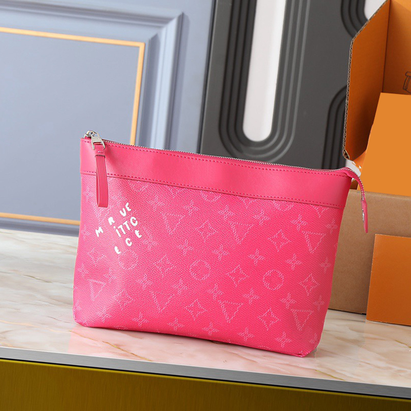 Women Luxury Toiletry Bag Designer 2 Compartment Make Up Bags Mens Travelling Cosmetic Case Leather Flower Makeup Bag Wash Pouch Toilet Pack