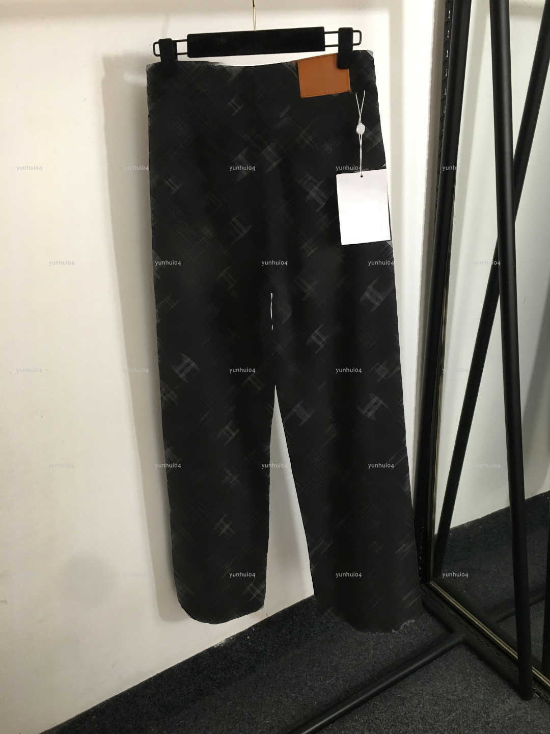 Popular printing women Jeans Four Seasons lady denim women designer clothes jacquard high waisted wide leg denim pants A220X05N253-image-1105841709