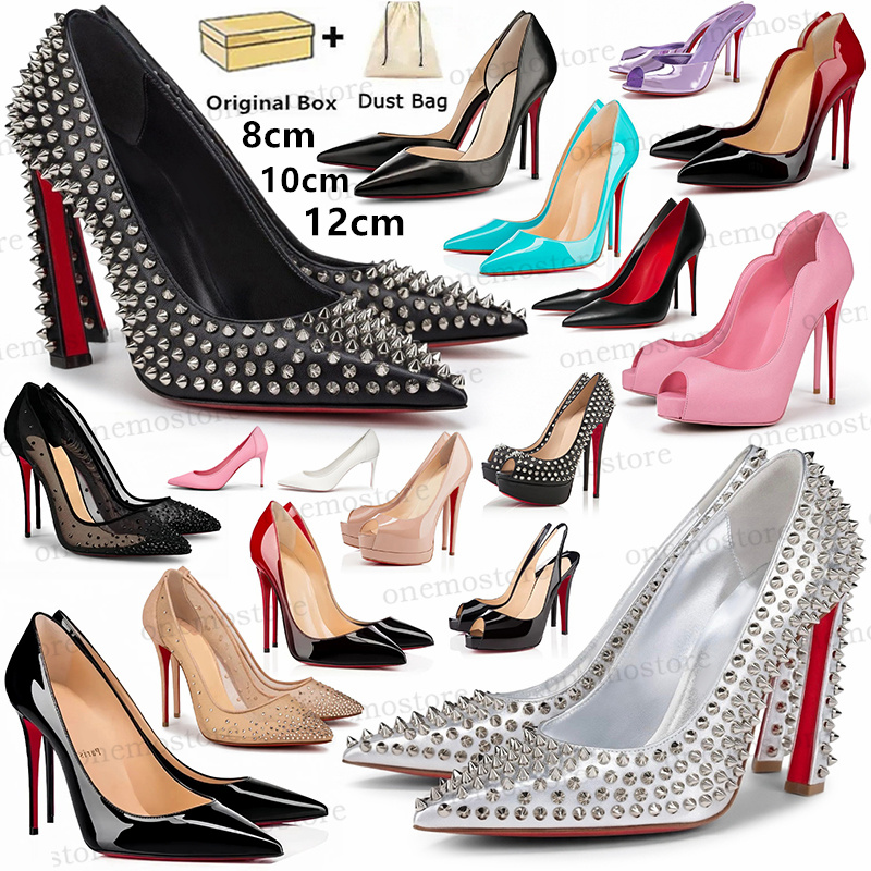 With Original Box Designers High Heel Pump Heels Dress Shoes Womens Luxurys Pumps Platform Peep-toes Sandals Sexy Pointed Toe Red Sole 8cm 10cm 12cm