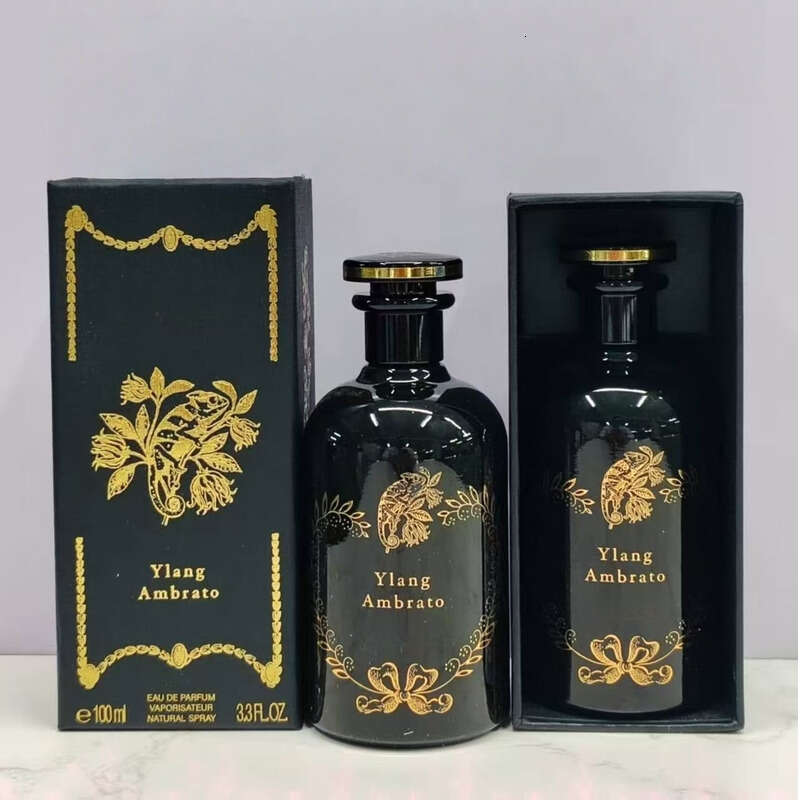 women cologne mens designer perfume Men Women Ylang Ambrato Muschio liLuce fragrances for womens Cologne 100ml Eau De Parfum Long Lasting Floral-image-1106180563