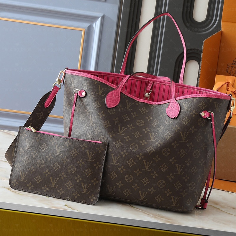 Women Evening bag designer bag handbag totebag luxury bag wallet Leather messenger bag MM High Capacity shoulder Bags Bandouliere lnside Out Hobo M1