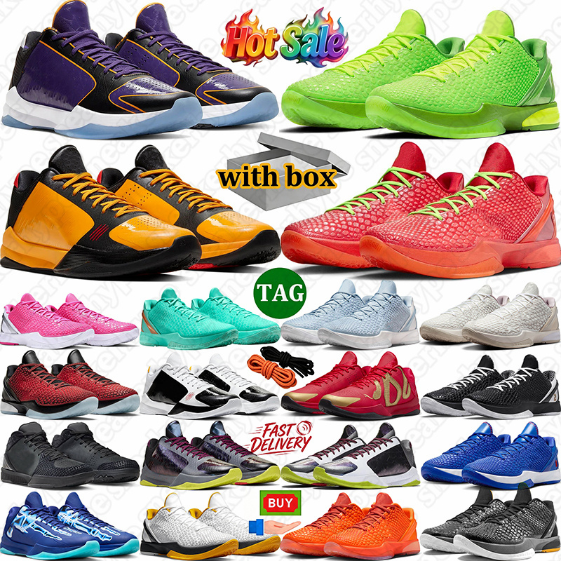 With box free shipping designer basketball shoes 6s 8s 5 11 9s mamba potro sneakers for 5s 6s mens womens kids xray Black Think Pink trainers sports