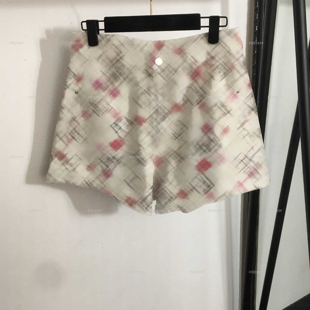 Brand minimalist women pants summer lady jeans women designer clothes printed fashionable denim shorts A495X10N177-image-1105842987
