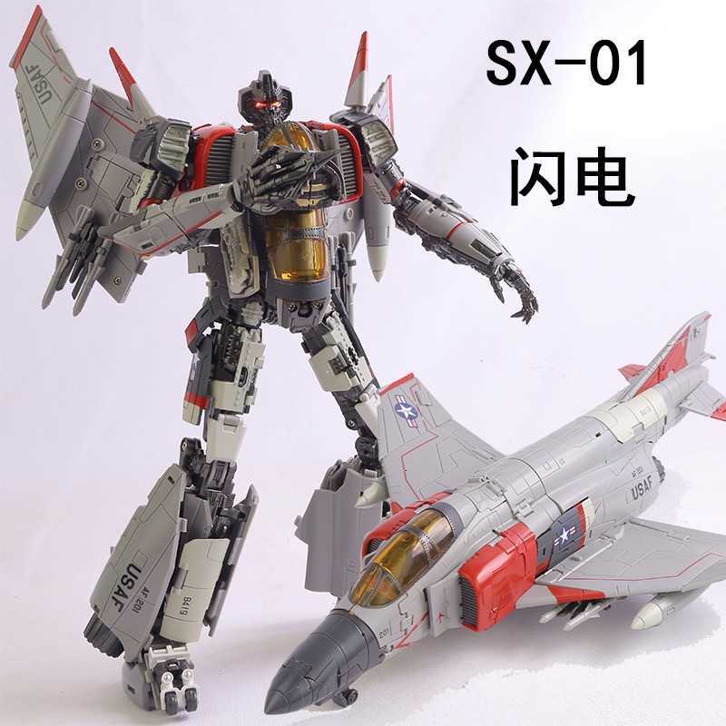 SX-01 Lightning Extravaganza Wasp Series DXL Scale Thunder Warrior Transforming Toy Model J260513-image-1081891931