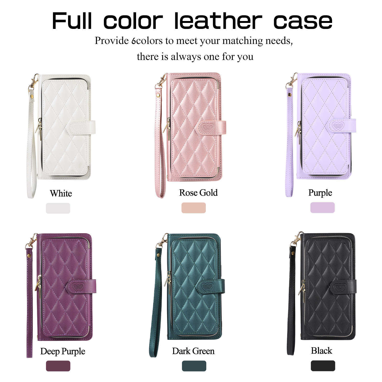 iPhone 16 Promax multi-card phone case, Apple 14 cross-body small flannel phone protection case Z260513-image-1098301661