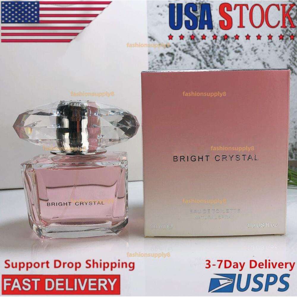 Perfume for Women Bright Crystal Mode Fruity Floral Long Lasting Ladies EDP Spray USA Warehouse Fast Shipping Insured Package AAAA Gift Box-image-1105984340