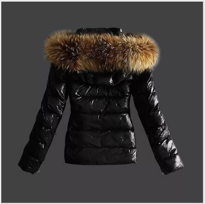 Designer Foreign Trade European and American Slim Fit Short Cotton Jacket Faux Fur Large Collar Warm Coat In Stock One Piece Dropshipping