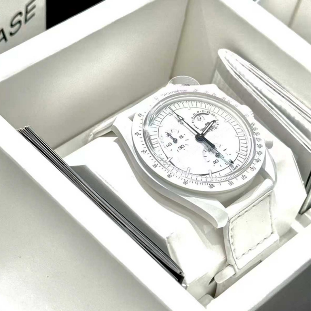Bioceramic Planet Moon Mens Watches Full Function Quarz Chronograph Watch Mission To Mercury 42mm Nylon Luxury Watch Limited Edition Master Wristwat