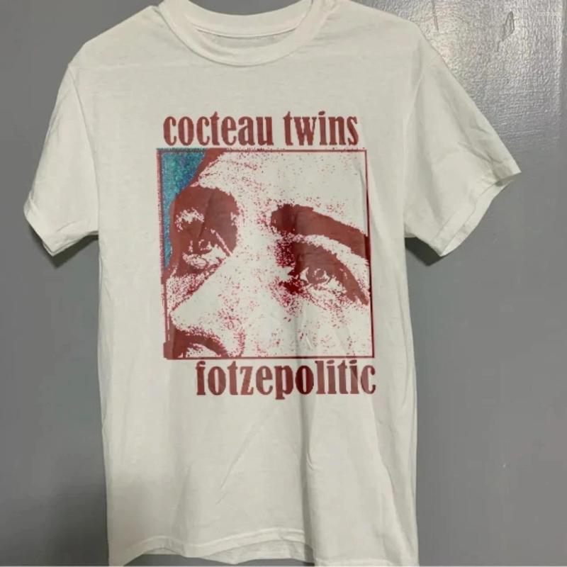 Men's T Shirts Summer Pure Cotton Vintage Cocteau Twins T-shirt Streetwear Oversized Loose And Breathable Suitable For Everyday Wear