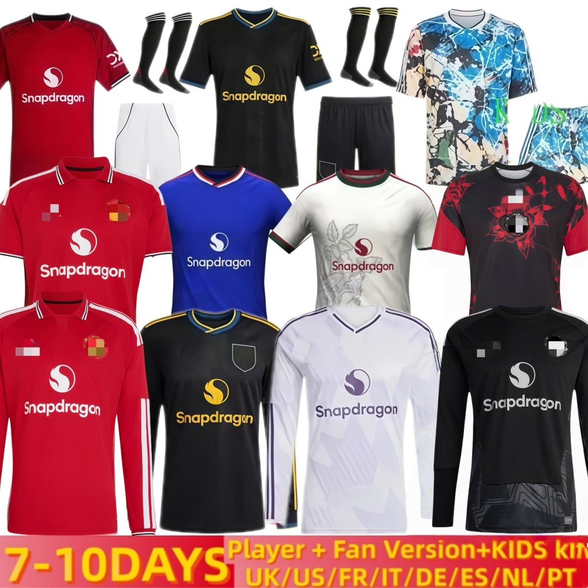 26 27 ManUnited soccer jersey Manchester 25 26 United football shirt B. FERNANDES GARNACHO MAINOO ZIRKZEE long short jersey for player and fan ki-image-946991831