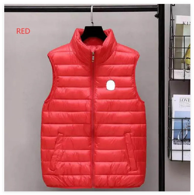 Winter men and women warm solid down vest sleeveless jacket Classic Feather Weskit Jackets Casual bodywarmer Vests Coat Puffer Doudoune Homme parka