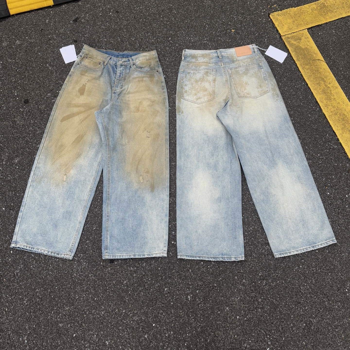 Acneastudios Jeans New Designer Denim Street Wear Vintage Style Acnr Studio Pants Luxurious Texture High Quality Hip Hop Straight Casual Water Washe