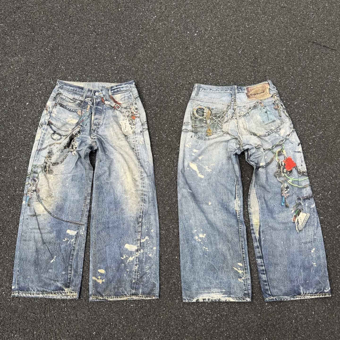 Acneastudios Jeans New Designer Denim Street Wear Vintage Style Acnr Studio Pants Luxurious Texture High Quality Hip Hop Straight Casual Water Washe