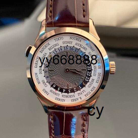 Luxury Watches Complex Function Timepiece Series 5230r-012 Rose Gold World Time Mens Fashion Leisure Business Mechanical Watch Complete Set cygood O