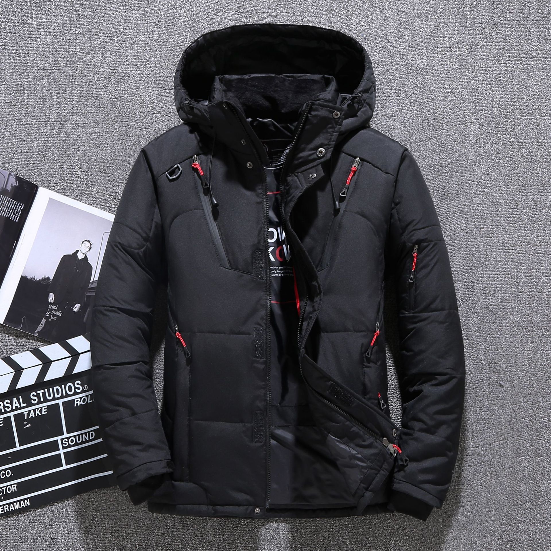 Designer Exclusive 2026 New Down Jacket Slim Fit Thickened Plus Size Men's Youth Winter Coat Trendy S260917ZPHM