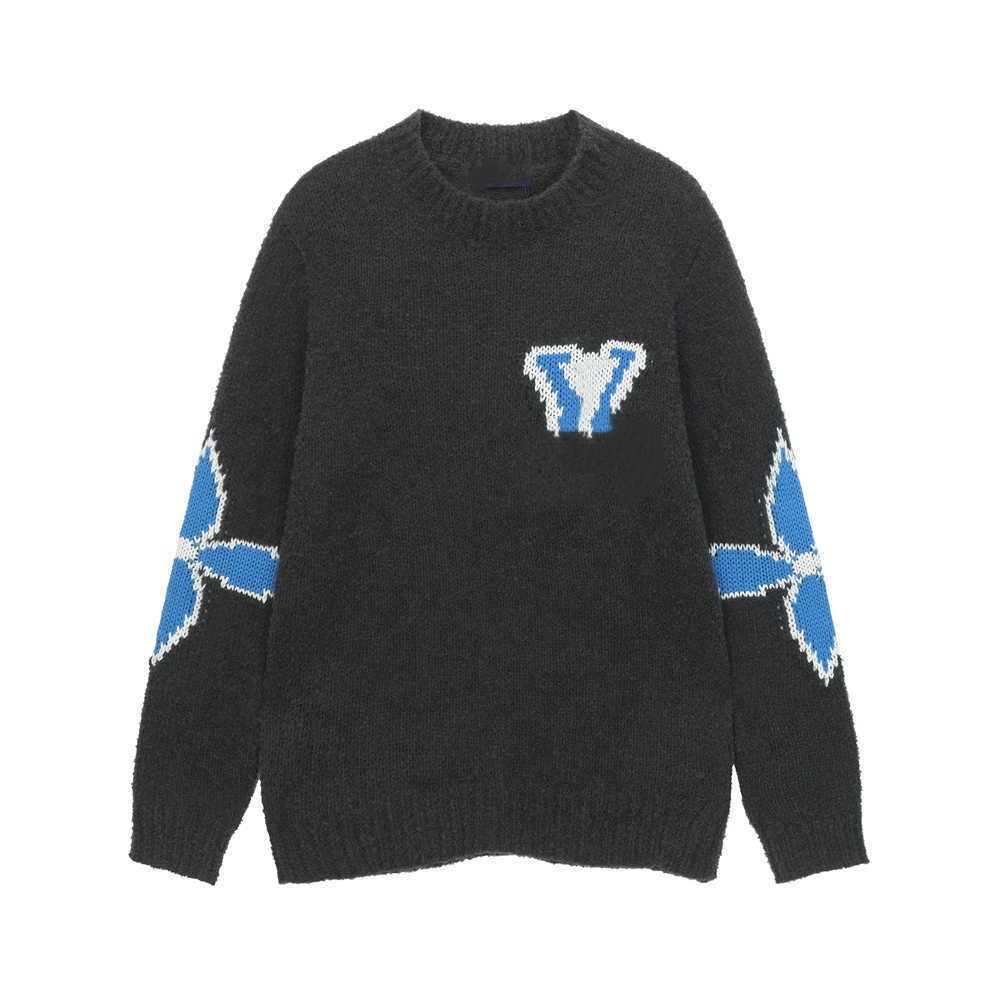 Men's Plus Size Hoodies Sweater jacquard letter knitted sweater in autumn winter acquard knitting machine e Custom jnlarged detail crew neck co