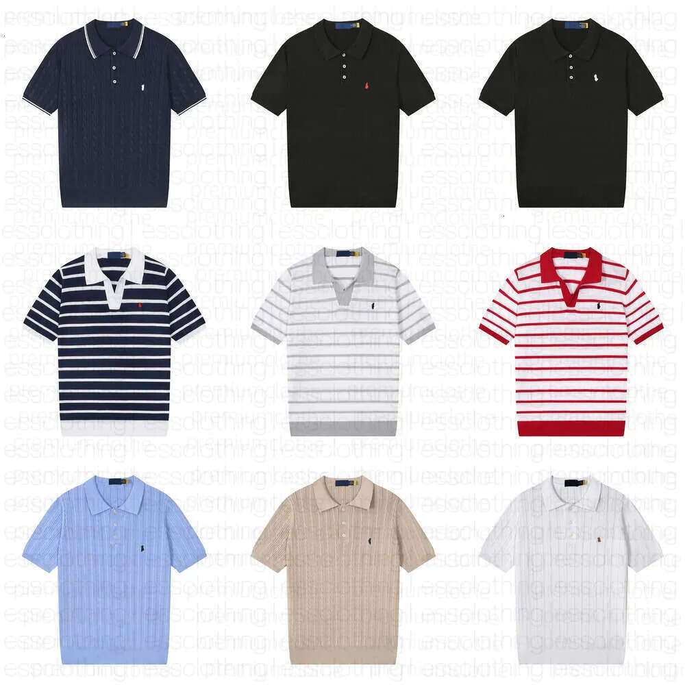 2026 NEW Ralphitys Designer Clothes Classic Womens Fashion Casual Polo Summer Business Sports Round Neck Unisex T Shirt Mens Top 28D 427 568