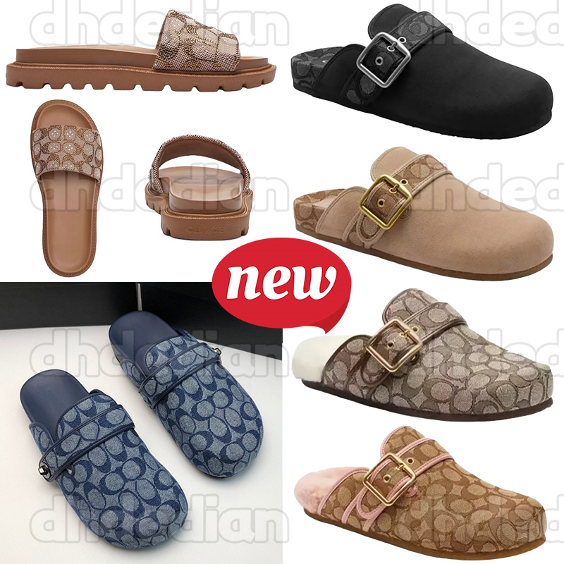 designer sandals women co aachshoes sandals Clogs Flat Heel Fashion slides slippers Soft lady Slide Beach Summer slipper sliders Casual Slip-On wome