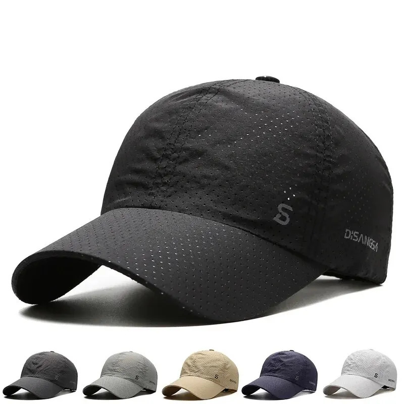Original Running Cap Thin Quick Drying Breathable Duck Tongue Outdoor Mens Sun Summer Fishing Avisor Baseball Cap 260514BJ