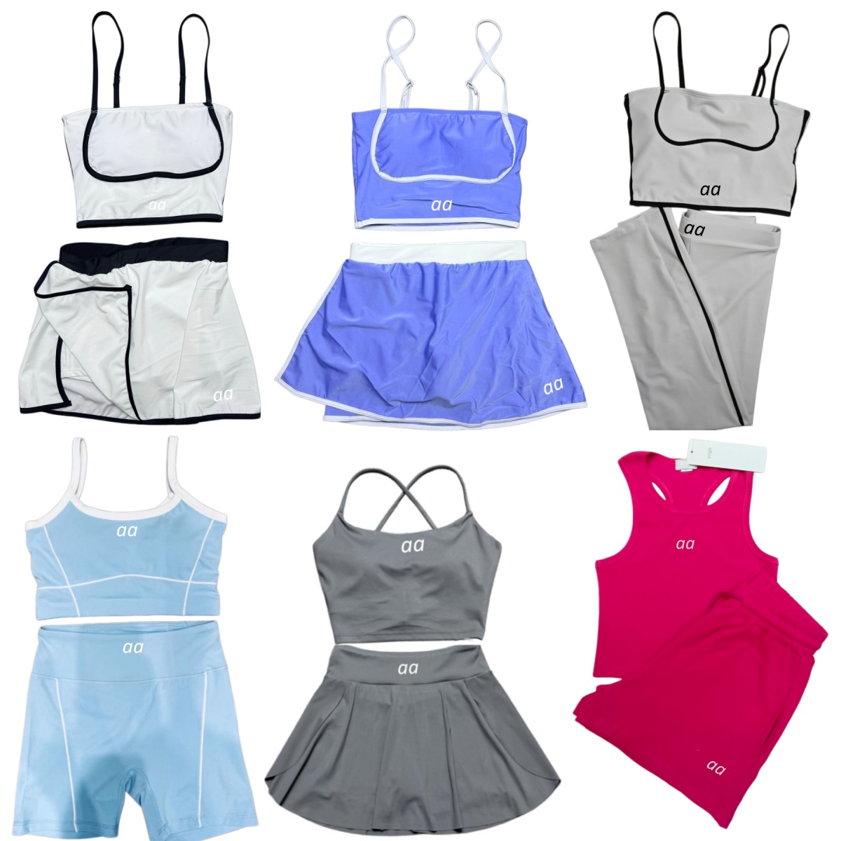 yoga dress set designer tank top womens tanktop skirt tracksuit Leggings sets Gym shorts sports outfit pants shaping waist fitness jogging sports-image-1106059449