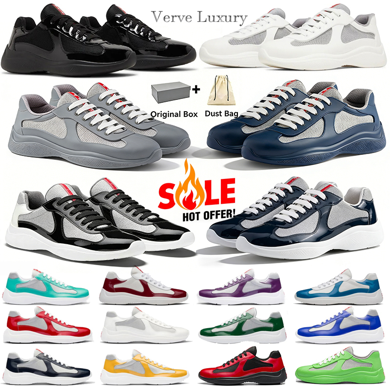 Designer American cup low red Sneakers Luxury Trainers Americas sneaker Rubber Fabric Outdoor Comfortable Walking shoes big size fhyj