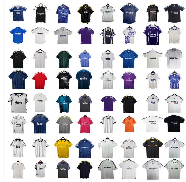 2006 2007 2008 2009 2010 Reals Madrid Ronaldo maillots de football rétro 06 07 08 09 10 11 12 13 14 15 16 Raul Marcelo Higuain ZIDANE R. CARLOS m
