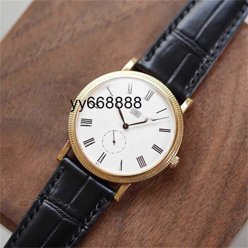 Men Luxury Watches Hand Classic Watch Series 5119j Manual Mechanical 18k Rose Gold Luxury Mens Watch White Mechanical Automatic Watch cygood M2U3