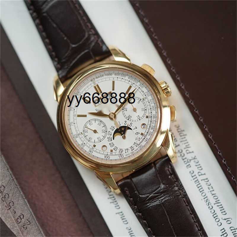 Men Luxury Watches Hand Super Complication Series 5270j-001 Manual Movement 18k Luxury Mens Watch Black Mechanical Automatic Watch cygood 2KC1