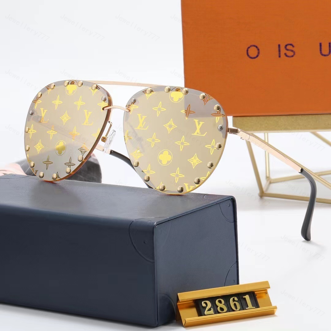 Luxury Designer Sunglasses UV400 Polarized Big Frame Unisex For Men Women Retro Fashion Style Daily Casual Driving Beach Outdoor Sun Glasses