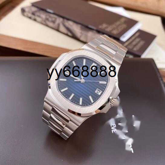 Luxury Watches Hand Sports Elegance Series 5811/1g-001 Blue Disc Mens Automatic Mechanical Watch 18k White Gold Material Watch cygood OIBC