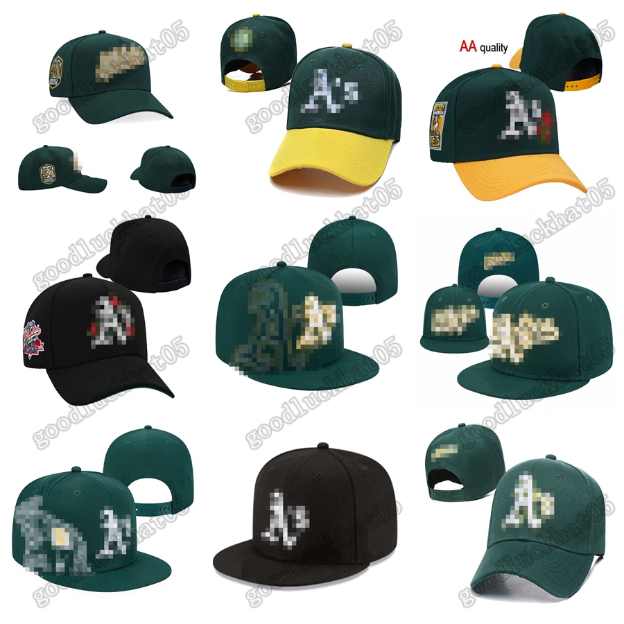 Wholesale Atletiek- AS brief Baseball Caps Snapback hoeden voor Outdoor Verstelbare hiphop sport heren dames Casquette