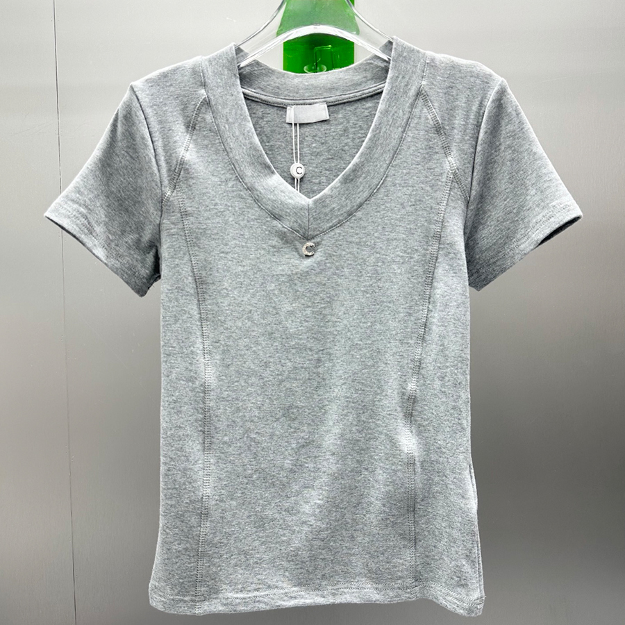 Chemise de créateur T-shirts pour femmes T-shirts de luxe Haut pour femme T-shirt à la mode Vêtements d'été classiques Vêtements à motif de lettr