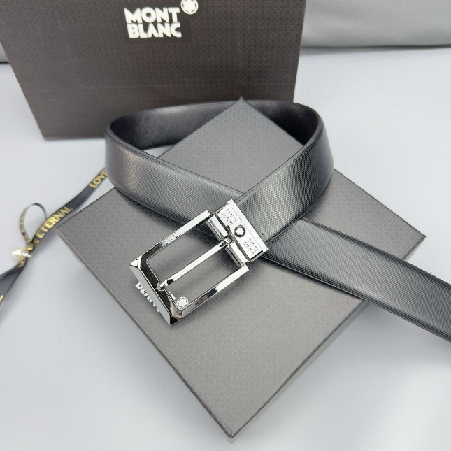 Upscale Men Black Belt Suit belt Fashion needle buckle Belts Germany MB Belts Luxury Designer Belt With white star logo mb genuine leather belt for