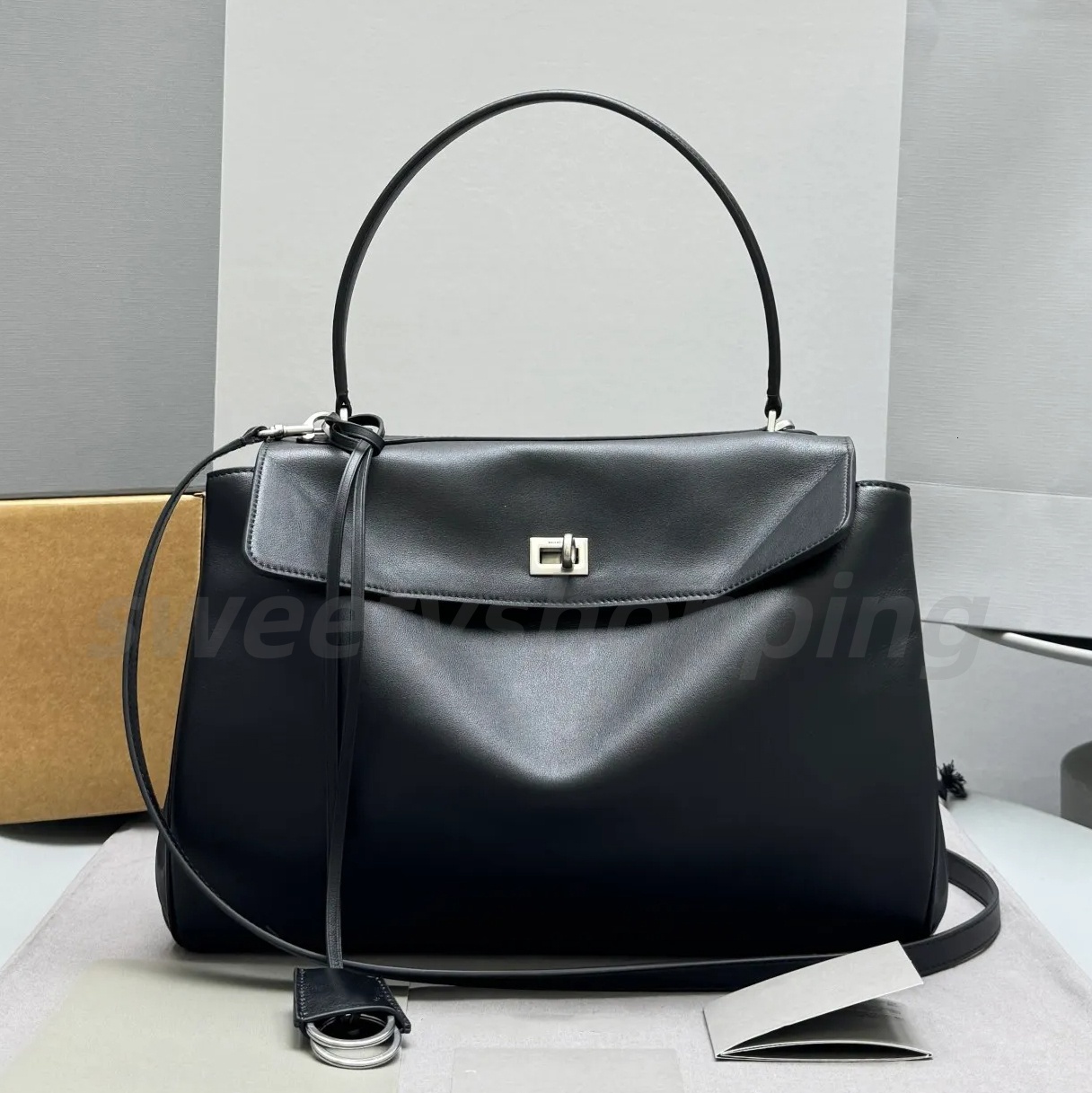 Large Rodeo Tote Bag Drive Bag BANNECAAG Handbag Shoulder Bag Soft Leather Maxi Bag Suede Calfskin Leather Women Men Bag Briefcase Designer Totes