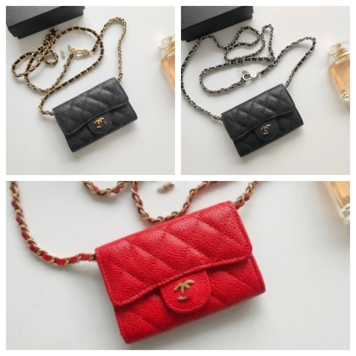 Designer shoulder bag mini handbag mini bag purse little bag card holder bags mini leather wallet women cardholder chain women luxury handbag Messen