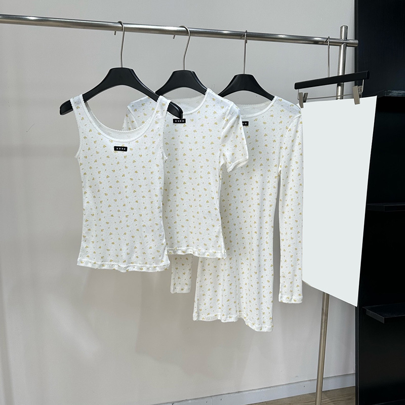 Women Floral Short Dress Brand Thin Bodycon Dress Summer Elegant Tank Top Vacation Casual T Shirt