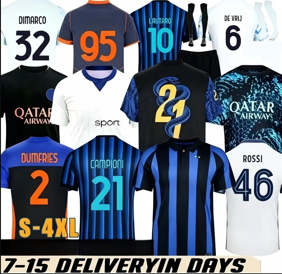 26 27 inter maglia milans LAUTARO THURAM BARELLA Soccer Jerseys BASTONI PAVARD DIMARCO FRATTESI 2025 2026 2027 Football Shirt Mens kids kit unifo-image-929949550