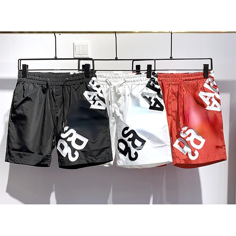 Designer Shorts pour hommes Short de bain décontracté pour hommes 2-en-1 Doublure en maille blanche Short de plage à séchage rapide Été Nouveaux
