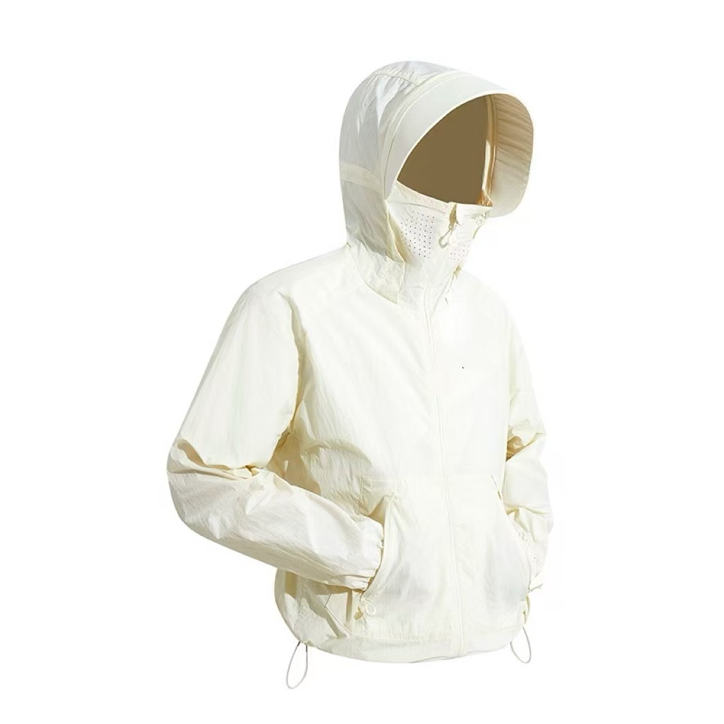 A best-selling classic hooded lightweight cooling trendy sun protection jacket, unisex fresh and silky series sunblock coat