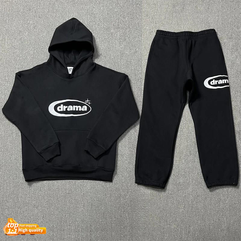 Dram Hoodie Men's Drama Call Printed Hoodie Drem Hoodie Men Women Fashion High Drame Hoodie New Street Pullovers Solid Color Clothing Winter Fa