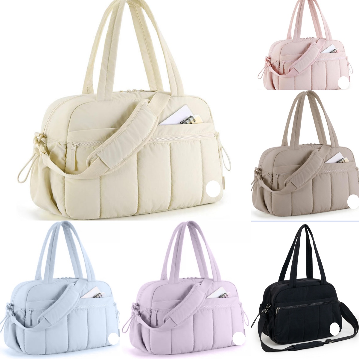 UU-L5728 Fourre-tout de voyage séparé sec/humide durable pour femmes avec compartiments séparés pour les essentiels de gym Sacs de voyage pour fe