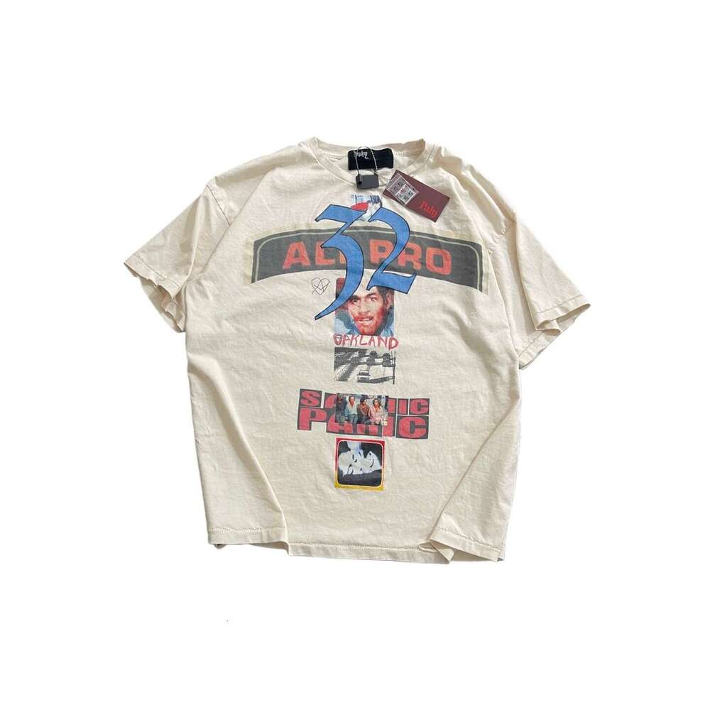 paly holywood 2026 New Men's paly T Shirts Quality Vintage PALY Shirt Men Woman Streetwear Crewneck Summer Top Tee Fashion Cotton Graffiti Prin