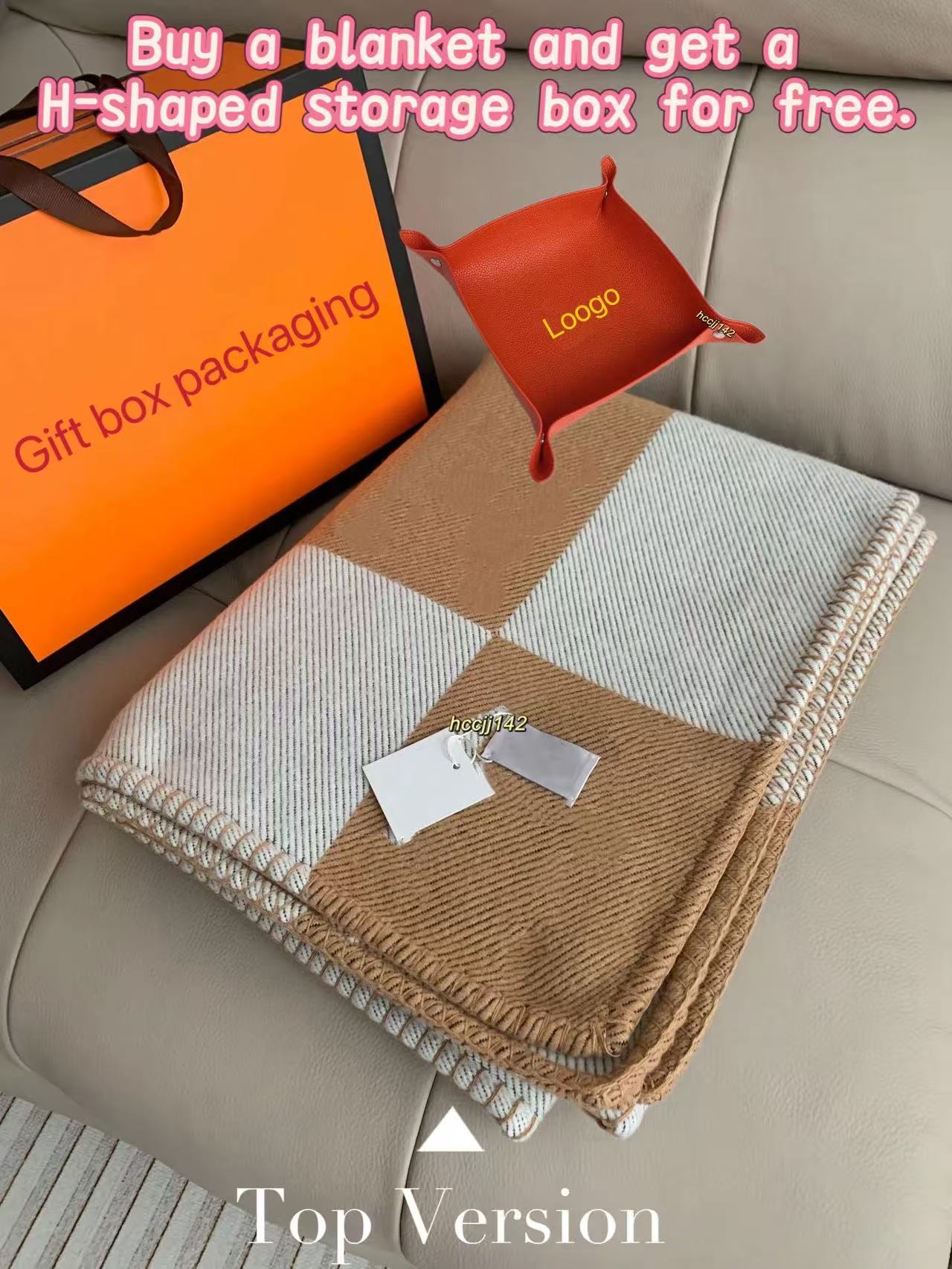 Blanket Letter cashmere Sofa Air conditioning flight cover Household bedding blanket warm best quality weight 1400 grams 140*180cm-image-1108669751