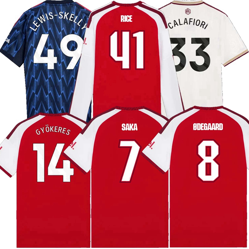Arsens 2025 2026 2027 EZE RAYA MADUEKE SAKA ZUBIMENDI GYOKERES HAVERTZ RICE Arsenally soccer jerseys SALIBA ODEGAARD HINCAPIE MERINO Aarsen footb-image-906225459
